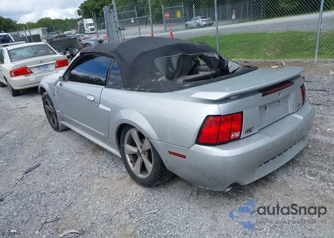 2001 Ford Mustang Gt из США, поврежденный, VIN 1FAFP45XX1F195953